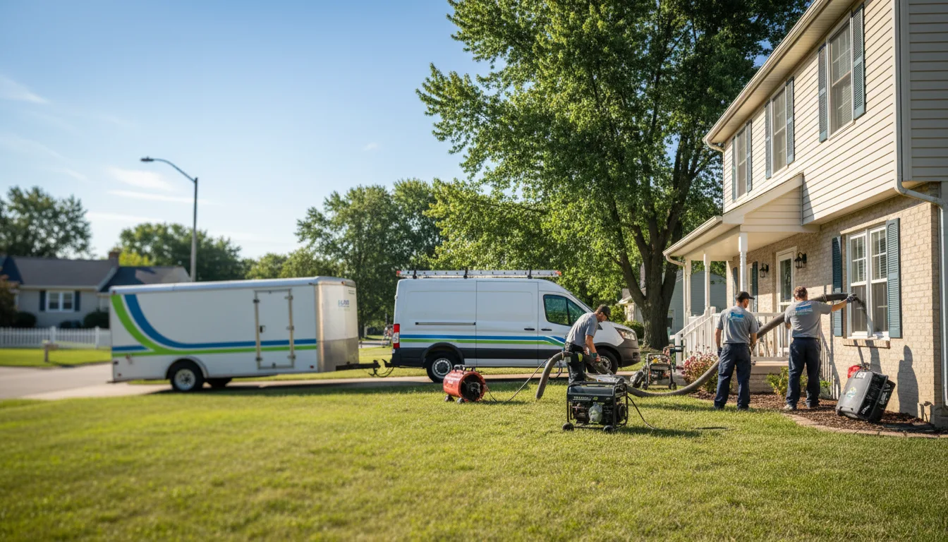 Flooded Basement Restoration And Cleanup With Repair in Beatrice, NE near me